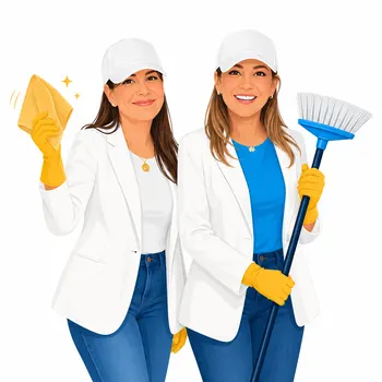Equipo de Luxors Cleaning listo para una limpieza rápida