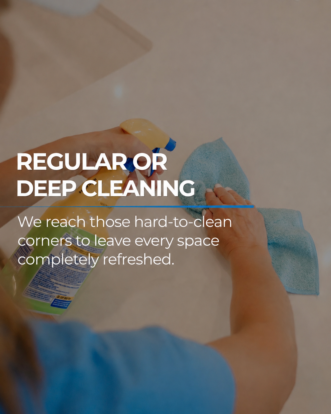 Regular or deep cleaning